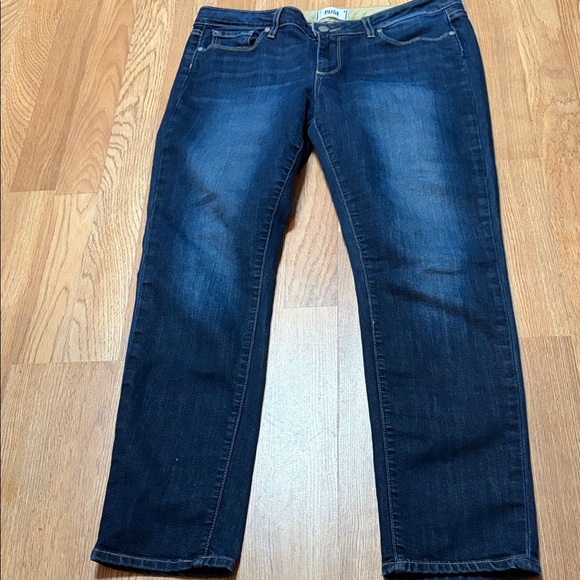 PAIGE Denim - PAIGE Skyline Ankle Peg Jeans Size 31 Dark Wash Excellent Condition No Flaws